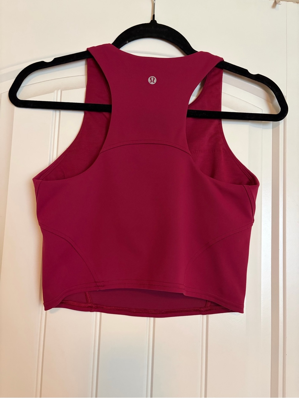 lululemon athletica New Invigorate Training Racerback Crop Tank - Berry